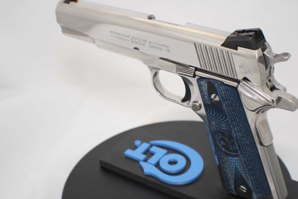  BRIGHT STAINLESS Colt Competition .38 SUPER GOVT 1911 Model O1073CCS - NEW-img-2