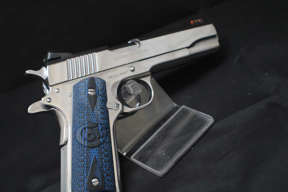  BRIGHT STAINLESS Colt Competition .38 SUPER GOVT 1911 Model O1073CCS - NEW-img-17