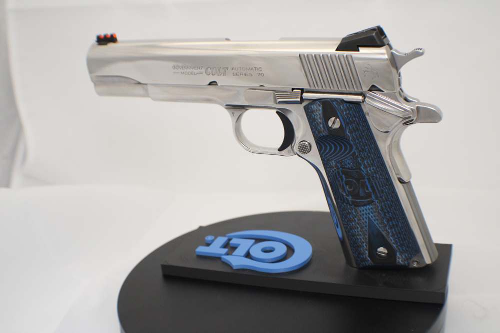  BRIGHT STAINLESS Colt Competition .38 SUPER GOVT 1911 Model O1073CCS - NEW-img-5