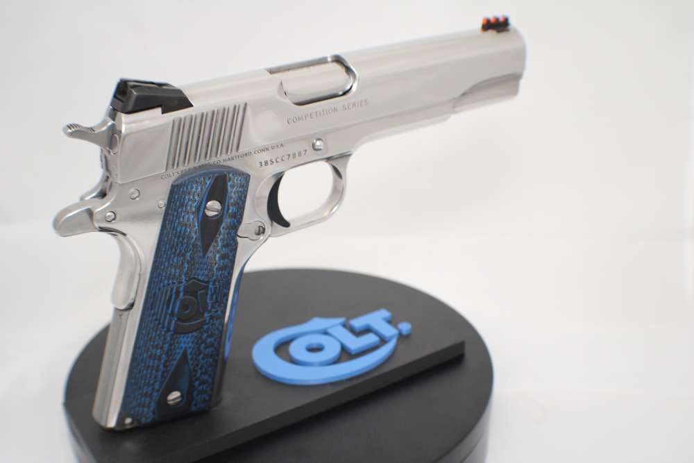  BRIGHT STAINLESS Colt Competition .38 SUPER GOVT 1911 Model O1073CCS - NEW-img-7
