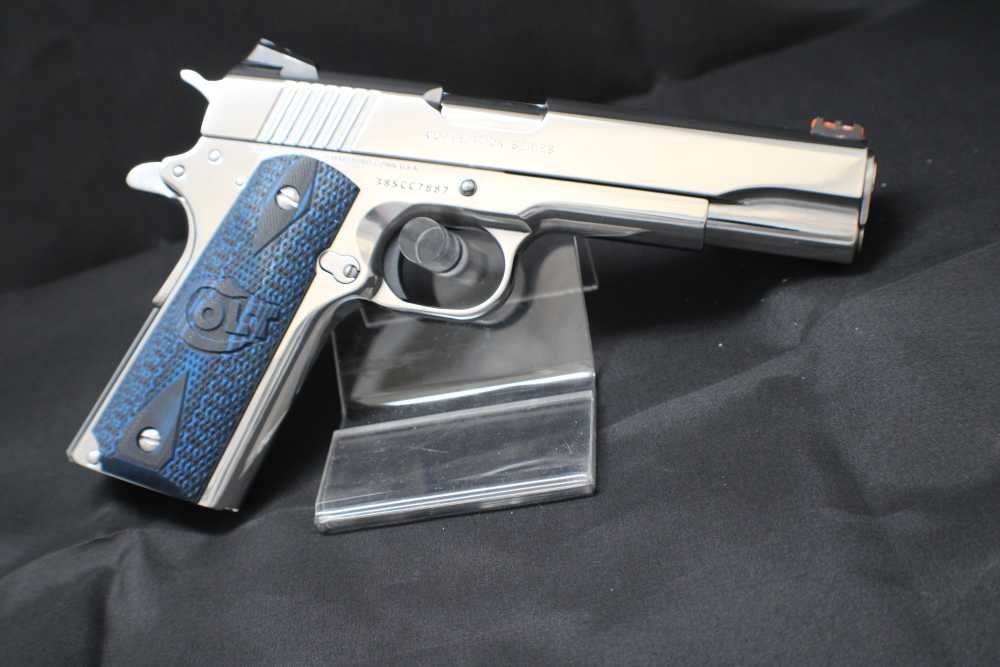  BRIGHT STAINLESS Colt Competition .38 SUPER GOVT 1911 Model O1073CCS - NEW-img-16