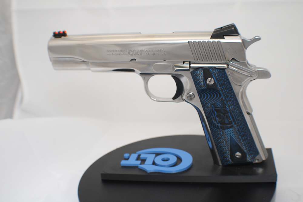  BRIGHT STAINLESS Colt Competition .38 SUPER GOVT 1911 Model O1073CCS - NEW-img-4