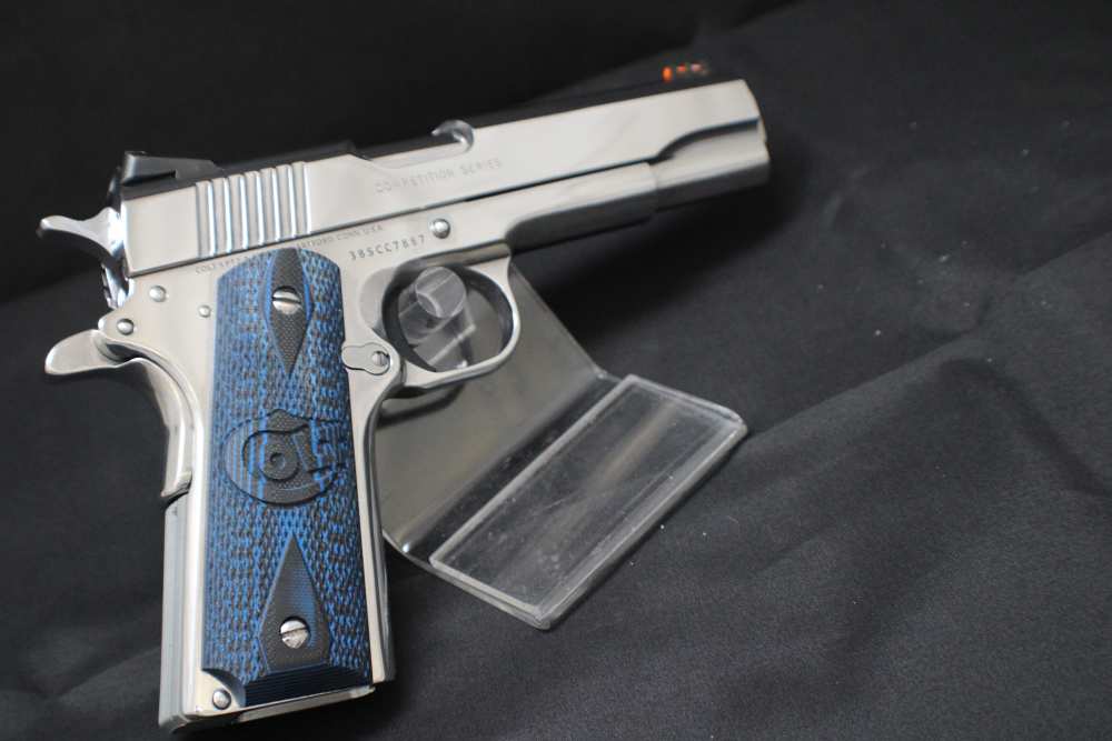  BRIGHT STAINLESS Colt Competition .38 SUPER GOVT 1911 Model O1073CCS - NEW-img-19