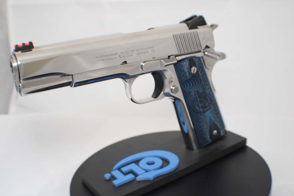  BRIGHT STAINLESS Colt Competition .38 SUPER GOVT 1911 Model O1073CCS - NEW-img-3