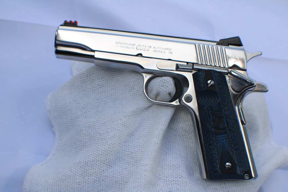  BRIGHT STAINLESS Colt Competition .38 SUPER GOVT 1911 Model O1073CCS - NEW-img-10
