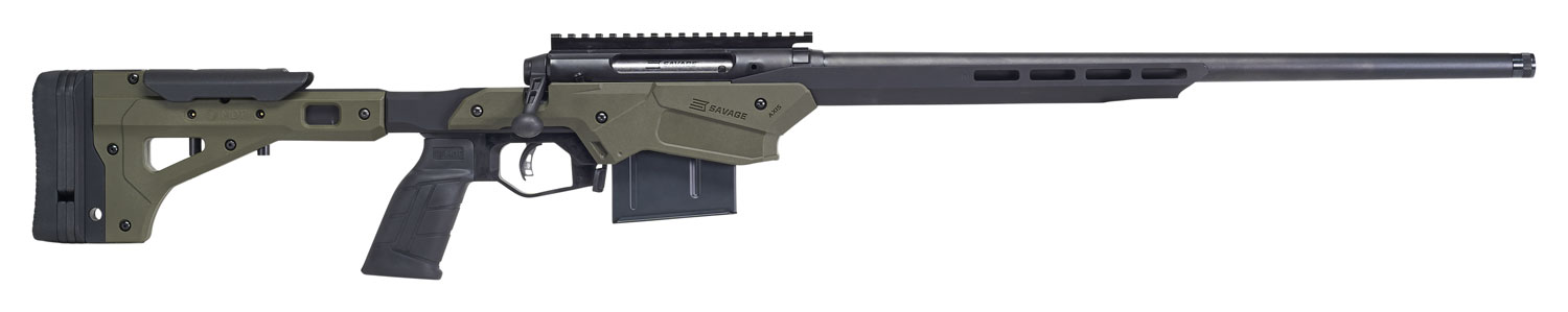 Savage Axis 2 Precision 223 Rem Bolt Action Rifle 22 10+1 Green/Matte Black-img-0