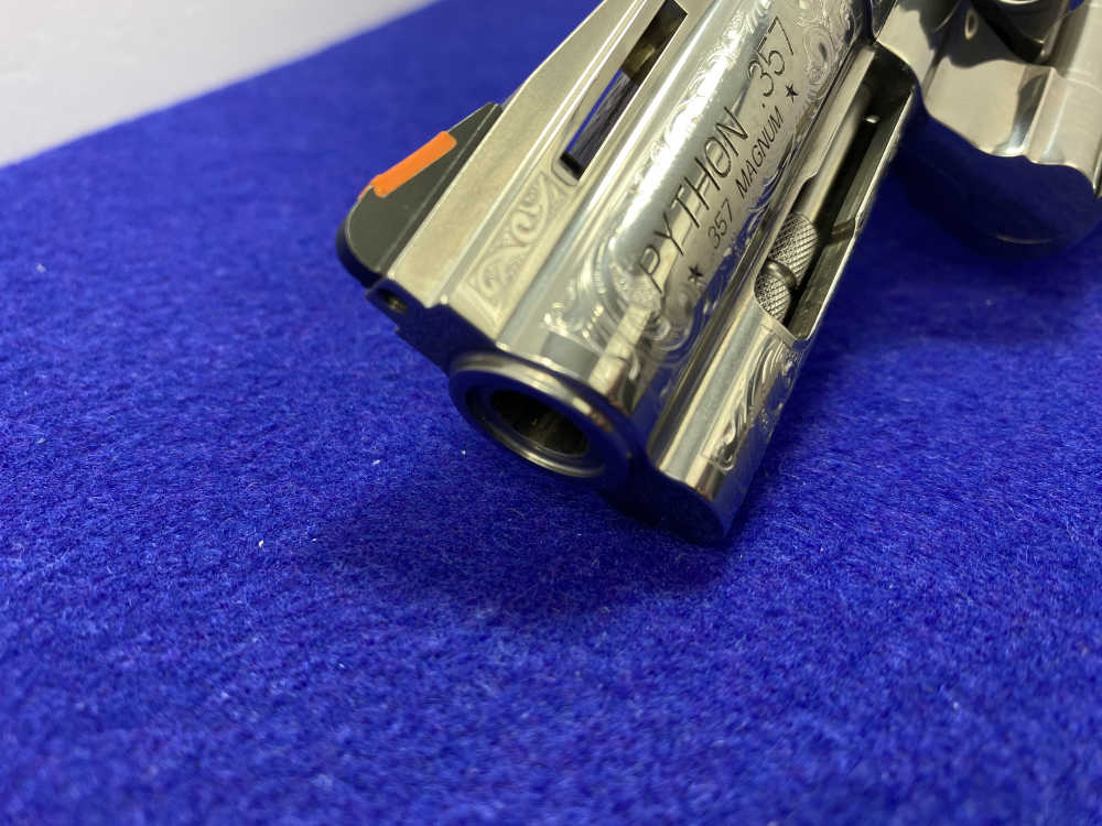 2022 Colt Python .357 Magnum Stainless 3"*BEAUTIFUL SCROLL ENGRAVED PYTHON*-img-17