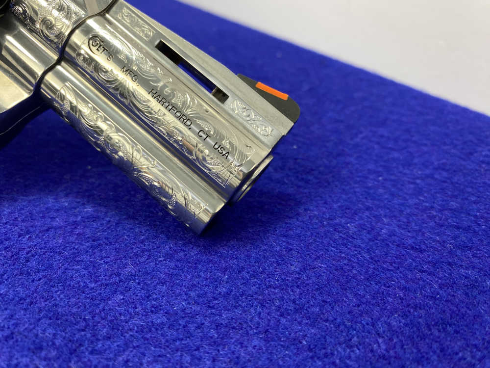 2022 Colt Python .357 Magnum Stainless 3"*BEAUTIFUL SCROLL ENGRAVED PYTHON*-img-27