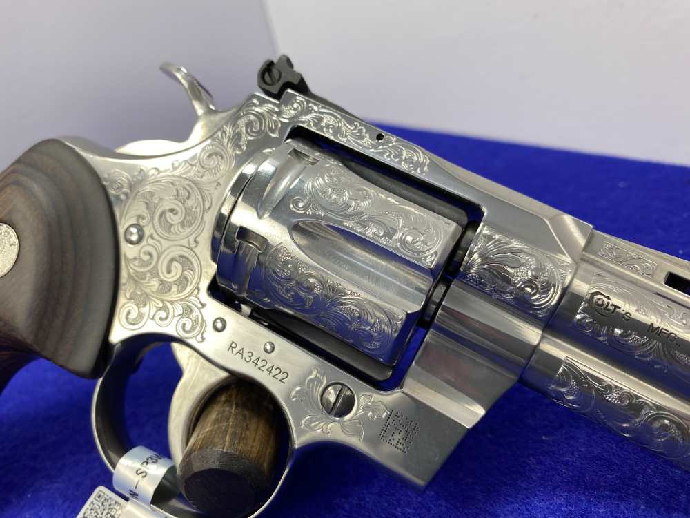 2022 Colt Python .357 Magnum Stainless 3"*BEAUTIFUL SCROLL ENGRAVED PYTHON*-img-31