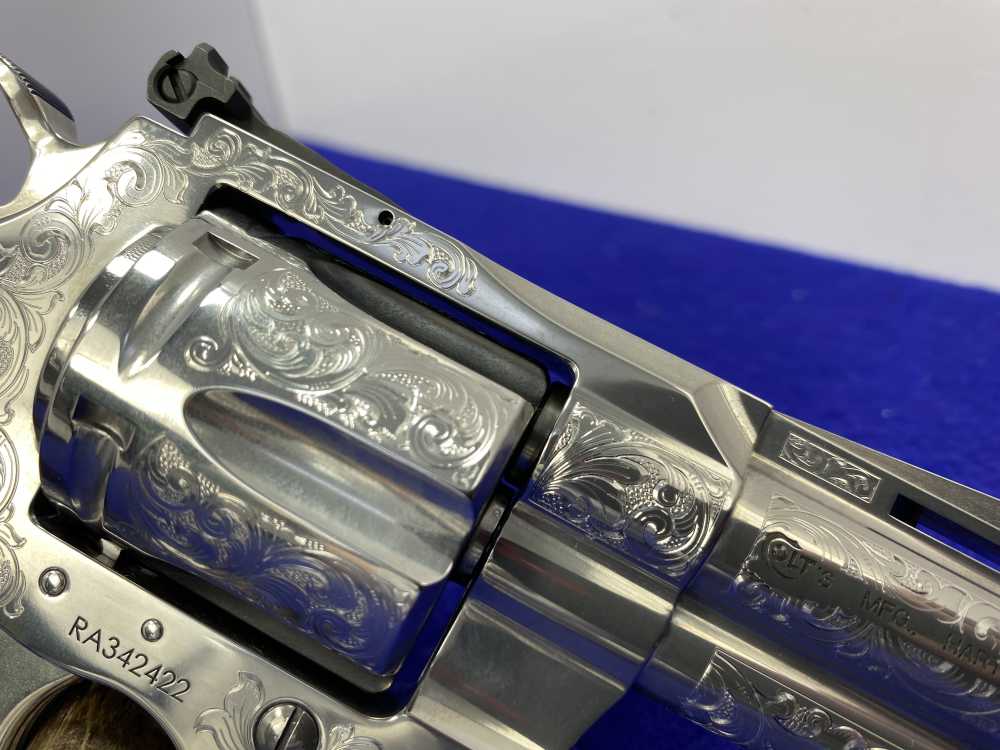 2022 Colt Python .357 Magnum Stainless 3"*BEAUTIFUL SCROLL ENGRAVED PYTHON*-img-24