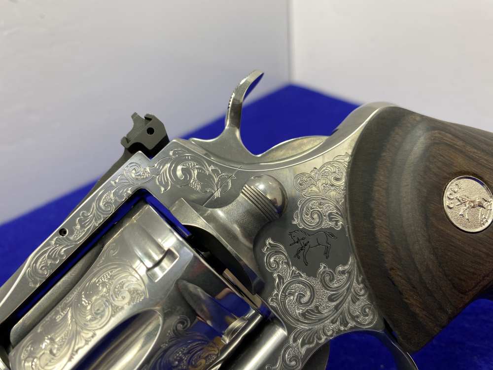 2022 Colt Python .357 Magnum Stainless 3"*BEAUTIFUL SCROLL ENGRAVED PYTHON*-img-12