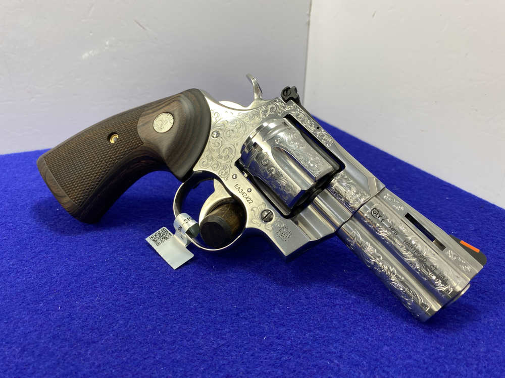 2022 Colt Python .357 Magnum Stainless 3"*BEAUTIFUL SCROLL ENGRAVED PYTHON*-img-18