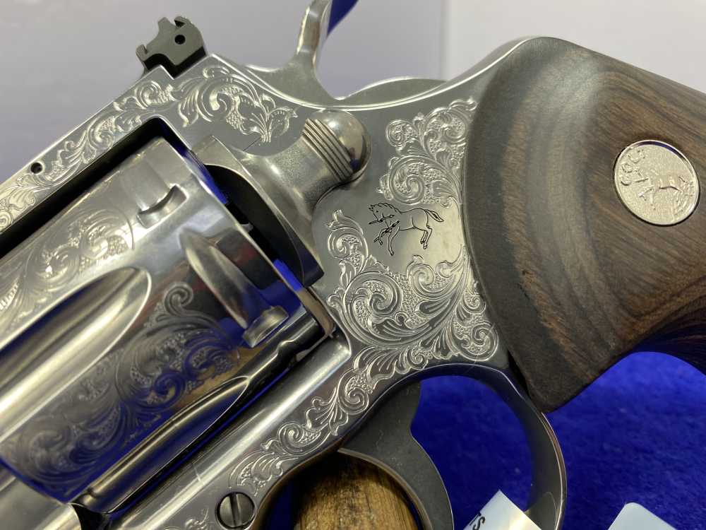 2022 Colt Python .357 Magnum Stainless 3"*BEAUTIFUL SCROLL ENGRAVED PYTHON*-img-9