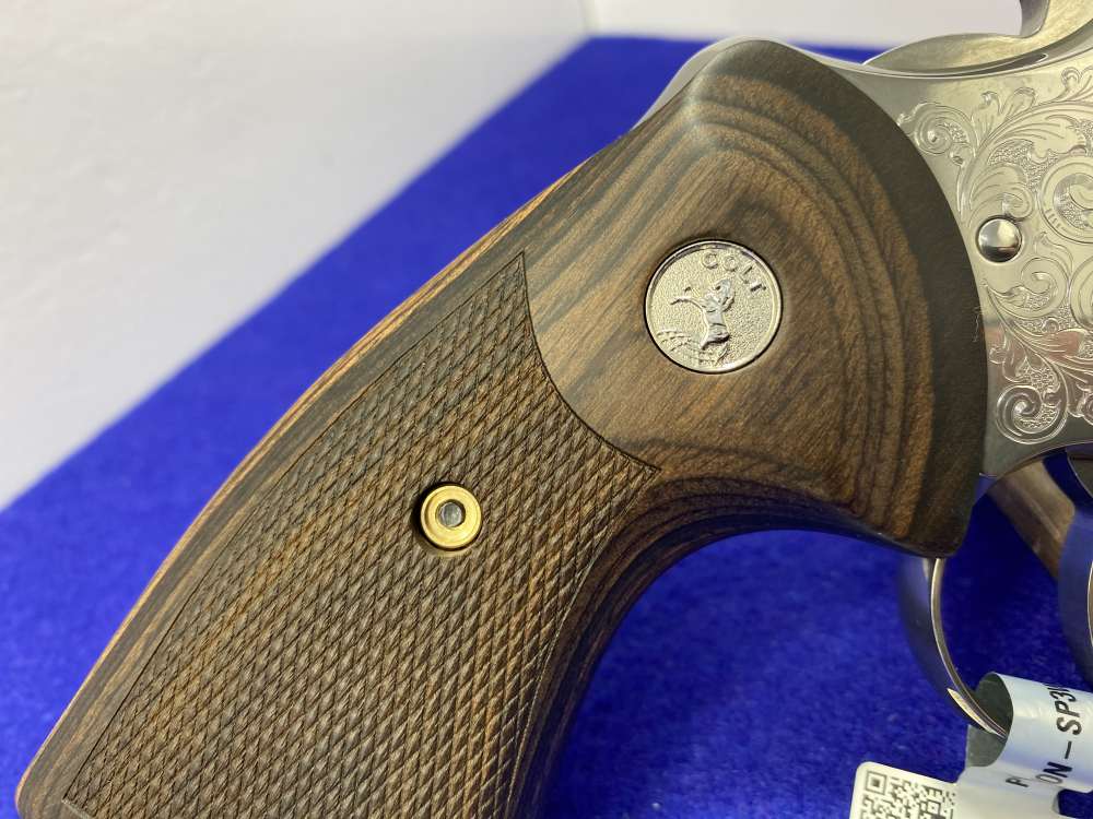 2022 Colt Python .357 Magnum Stainless 3"*BEAUTIFUL SCROLL ENGRAVED PYTHON*-img-20