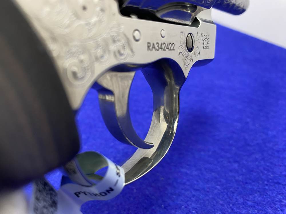 2022 Colt Python .357 Magnum Stainless 3"*BEAUTIFUL SCROLL ENGRAVED PYTHON*-img-41