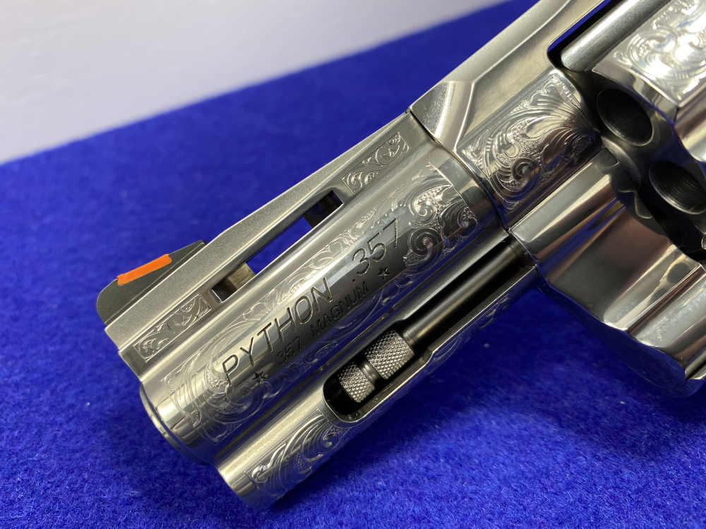 2022 Colt Python .357 Magnum Stainless 3"*BEAUTIFUL SCROLL ENGRAVED PYTHON*-img-15
