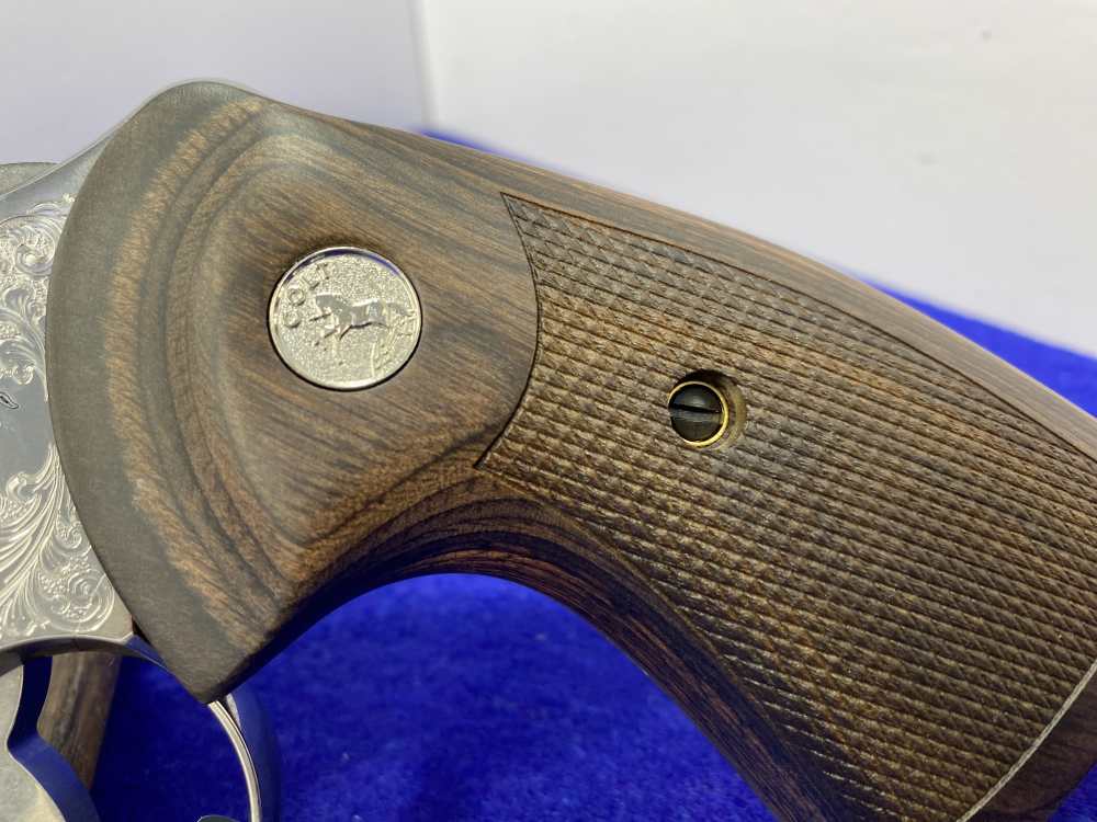 2022 Colt Python .357 Magnum Stainless 3"*BEAUTIFUL SCROLL ENGRAVED PYTHON*-img-7