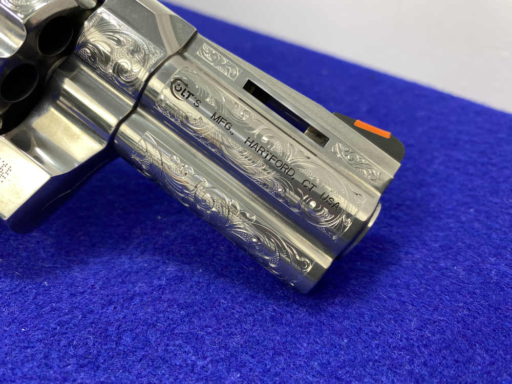 2022 Colt Python .357 Magnum Stainless 3"*BEAUTIFUL SCROLL ENGRAVED PYTHON*-img-26