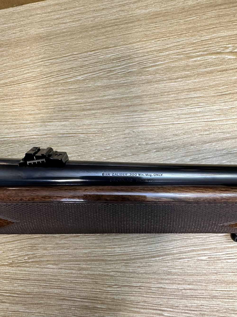 1984 Browning BAR Type II, Grade I .300 Win Mag 22" Blued & Walnut-img-1