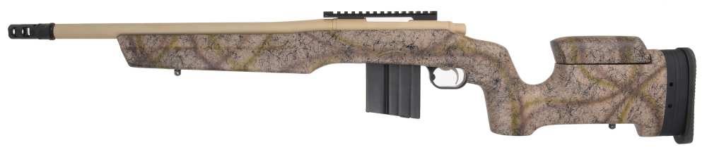 Red Hawk Rifles Remington 700 .300 AAC Blackout BLK 17" bbl Desert FDE Camo-img-8