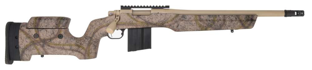 Red Hawk Rifles Remington 700 .300 AAC Blackout BLK 17" bbl Desert FDE Camo-img-1