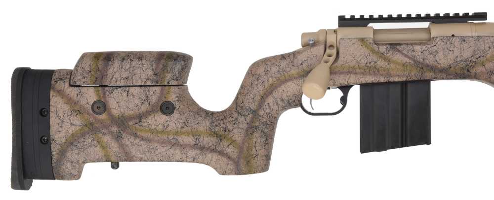 Red Hawk Rifles Remington 700 .300 AAC Blackout BLK 17" bbl Desert FDE Camo-img-2