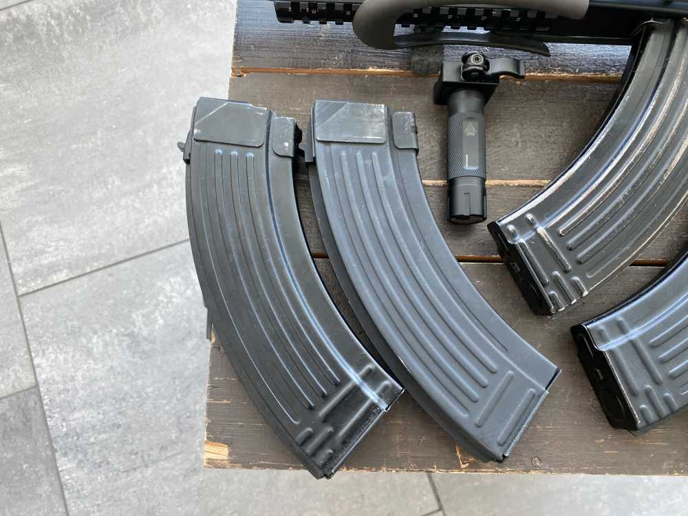 Zastava M70AB2 AK47 Underfolder 4 Mags Penny Auction No Reserve-img-40