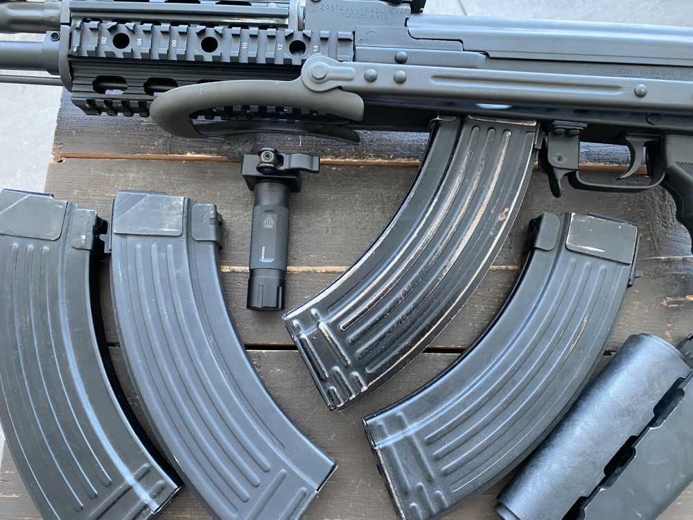 Zastava M70AB2 AK47 Underfolder 4 Mags Penny Auction No Reserve-img-41