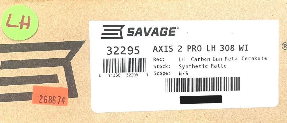 Savage Axis 2 Pro 20” 308 Win – Camo – LEFT HAND-img-2