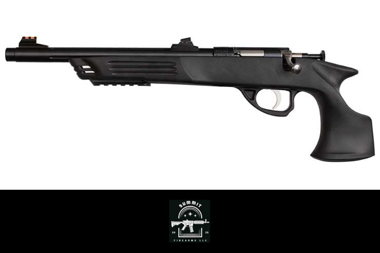 Davey Crickett .22 WMR Bolt Action Pistol - Blued/Black-img-0