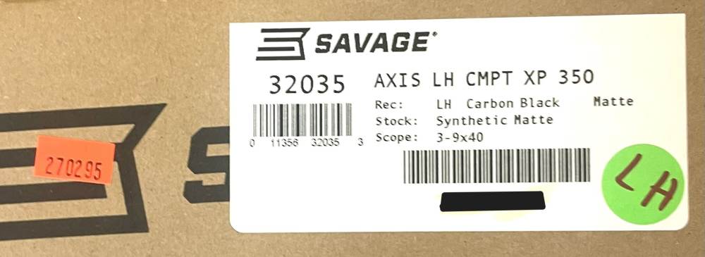 Savage Axis Compact XP 18” 350 Legend – Black – Left Hand-img-2