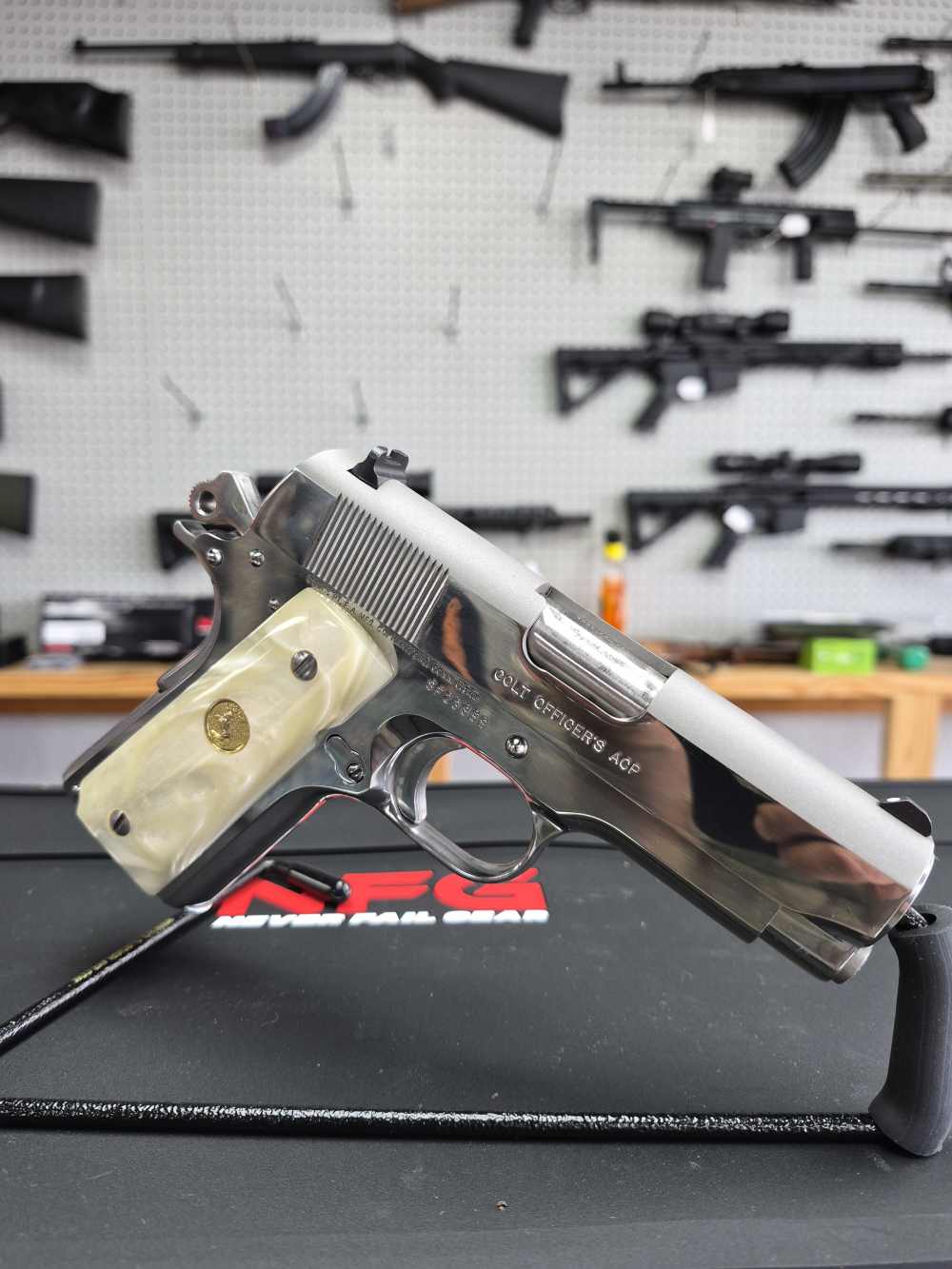 Colt MK IV Series 80 Officers 45ACP — Stainless —-img-0