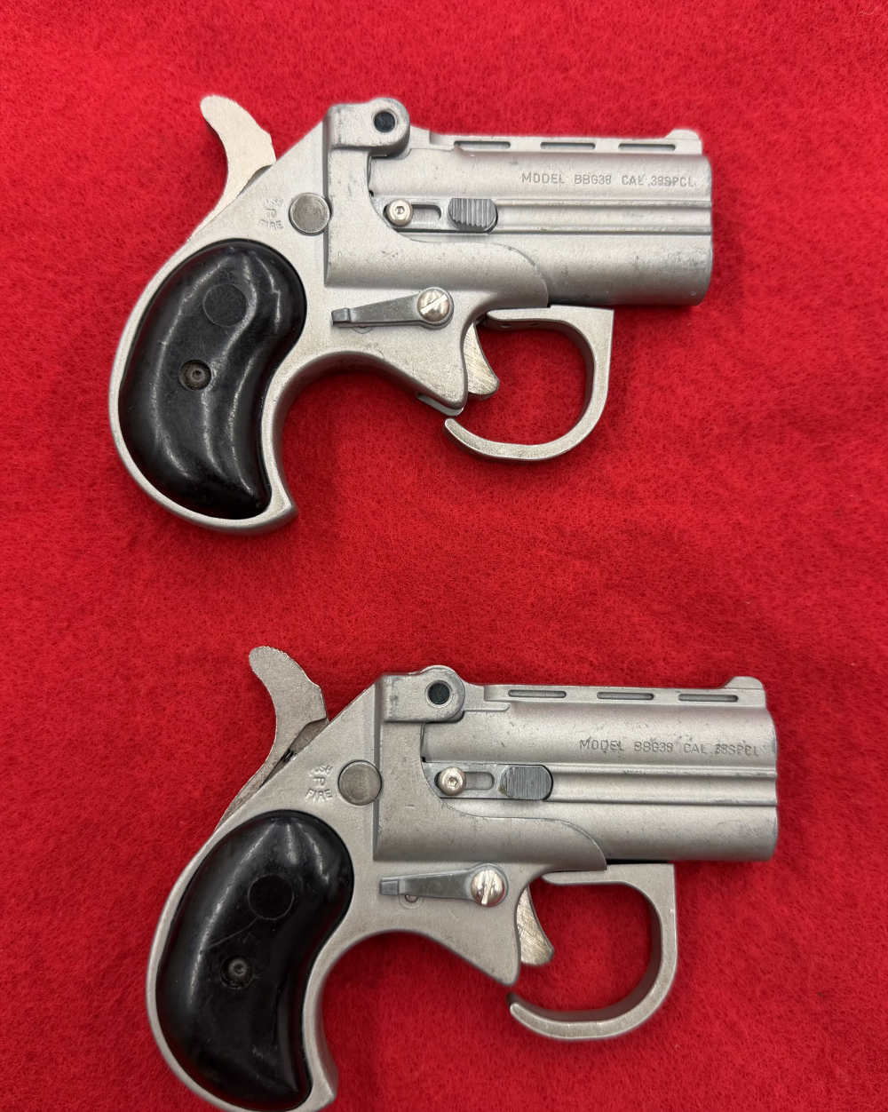 Bearman derringers 38 spl used   auction is for the pair-img-0