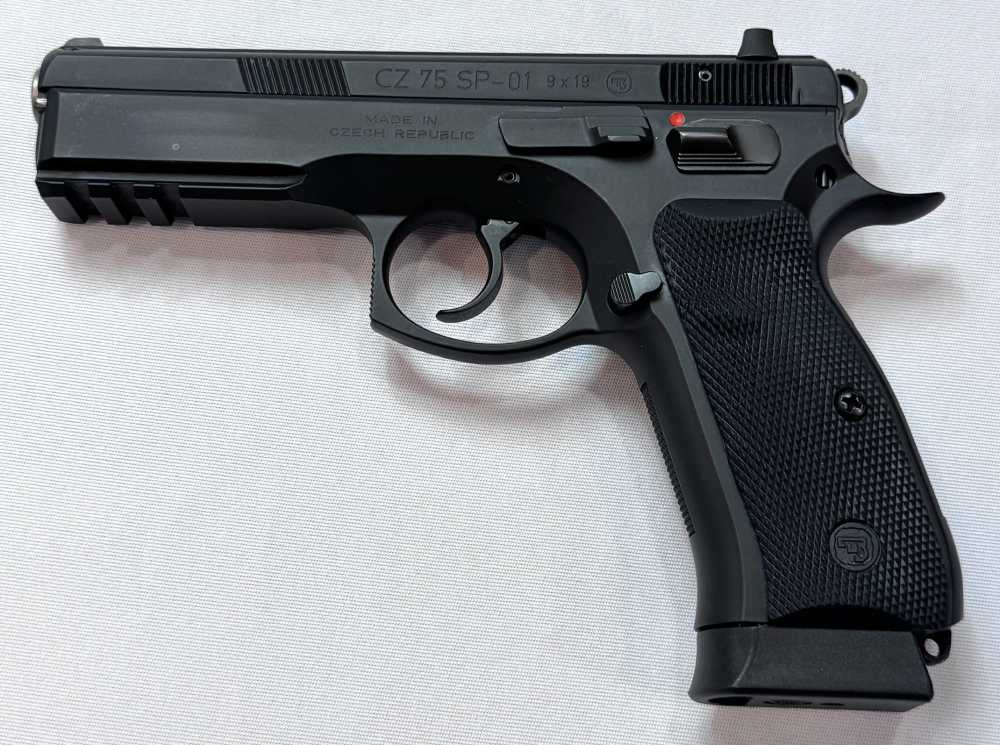 CZ 75 SP-01 Pistol, 9mm, 4.75" Barrel, 4 Magazines, Clean!-img-0