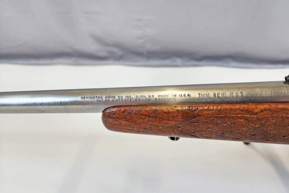 1973 Remington 700 ADL 7mm Rem Mag 24" – Redfield 4x Widefield Scope-img-7