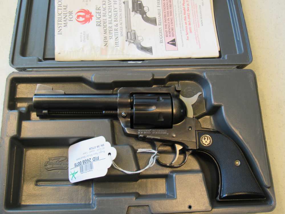 Ruger New Model Blackhawk 45 Colt w/4 5/8”Brl No Resv-img-0