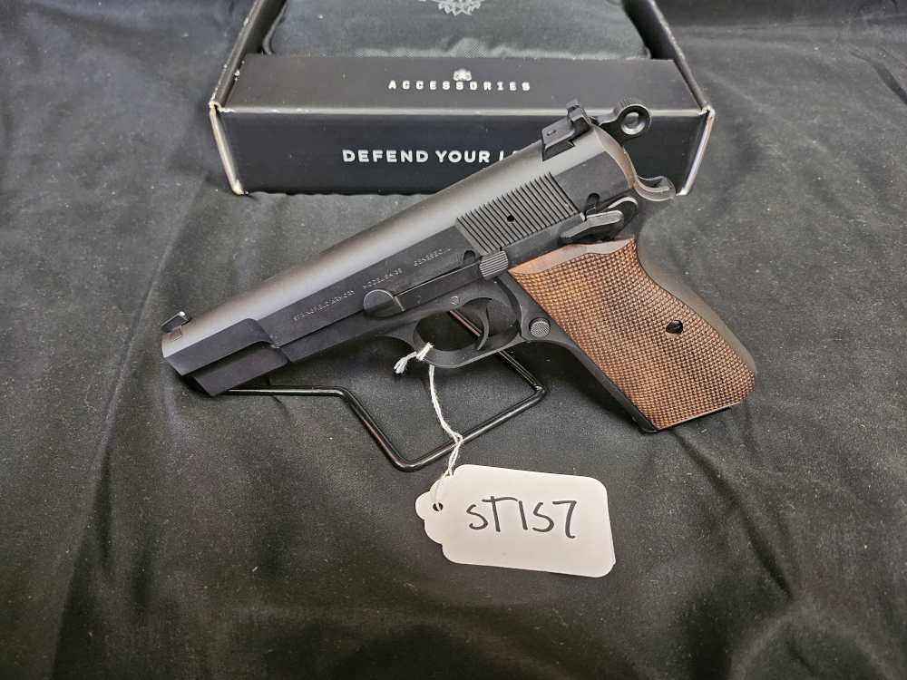 Springfield Armory SA-35 9mm Luger. New - Walnut Grips - Modern Hi Power-img-3