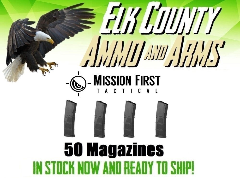 ( 50 ) Mission First Tactical 5.56 NATO 30 Round Magazines SCPM556BAG-BL-img-0
