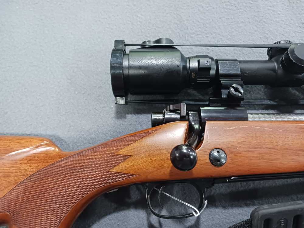 RARE WINCHESTER MODEL 70 30-06 MANNLICHER STOCK BOLT ACTION RIFLE USED-img-3