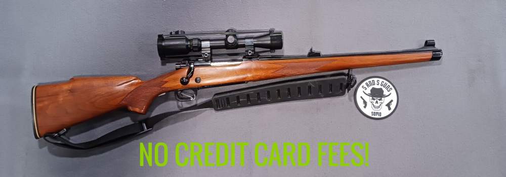 RARE WINCHESTER MODEL 70 30-06 MANNLICHER STOCK BOLT ACTION RIFLE USED-img-0