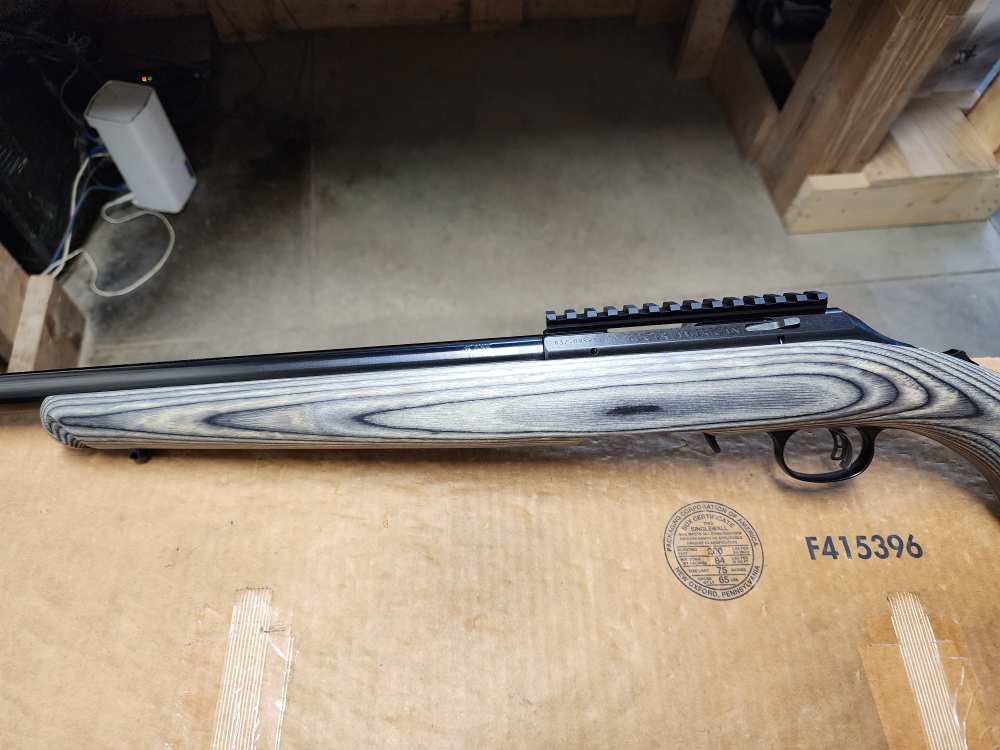 PICS NEW RUGER AMERICAN RIMFIRE RIFLE .17 HMR 18" BULL THREADED LAMINATE 17-img-19