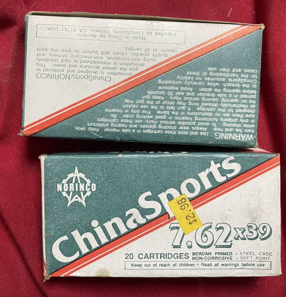 Norinco 762x39 Original Chinese Ammo, 400 Rounds, Steel Case-img-3