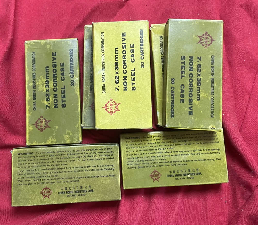 Norinco 762x39 Original Chinese Ammo, 400 Rounds, Steel Case-img-2