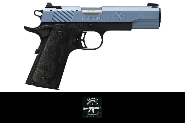 Browning 1911 Black Label .22 LR Pistol - Polar Blue-img-0