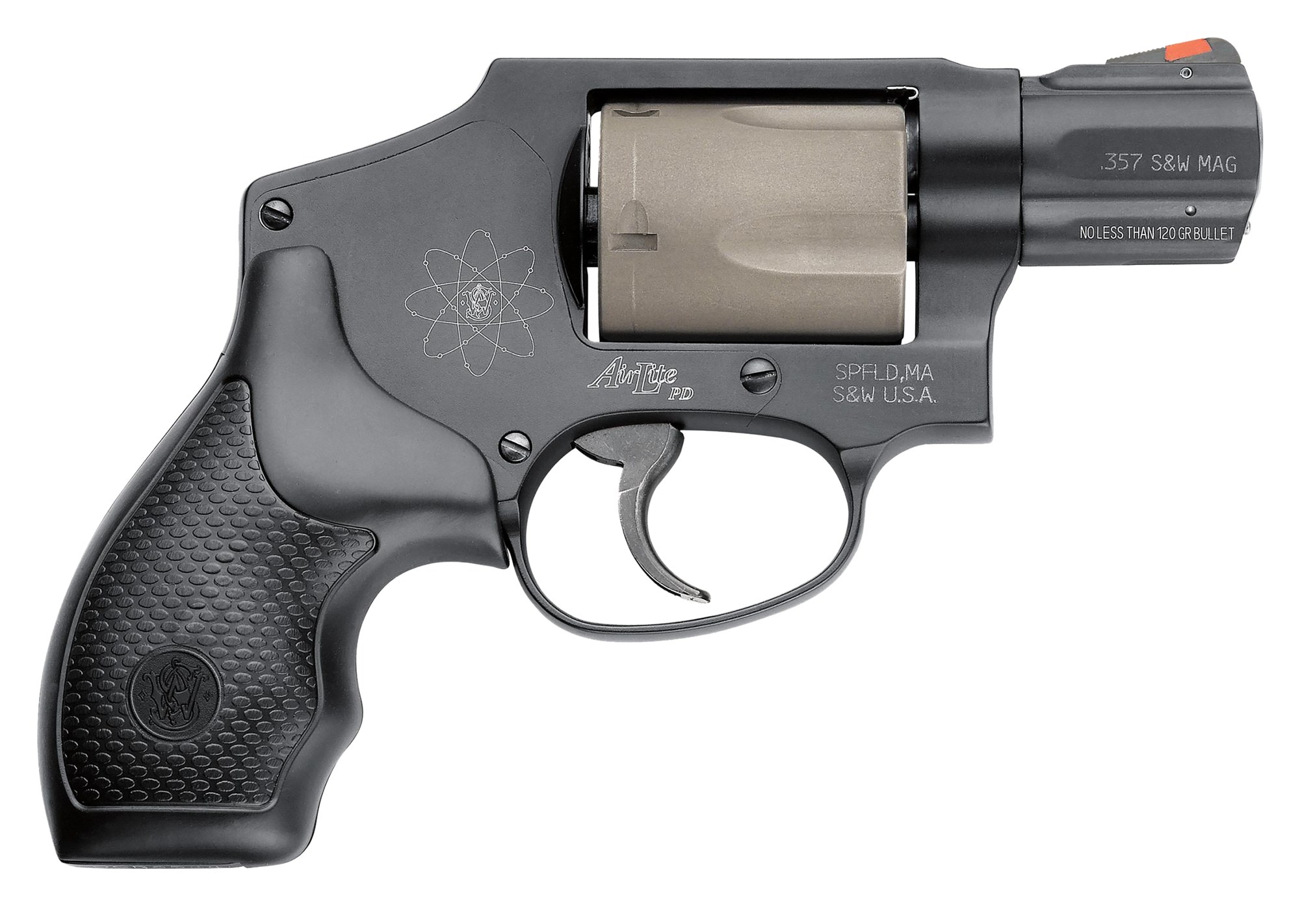 Smith & Wesson Model 340 357 Mag 1.88 Black Aluminum Frame-img-1