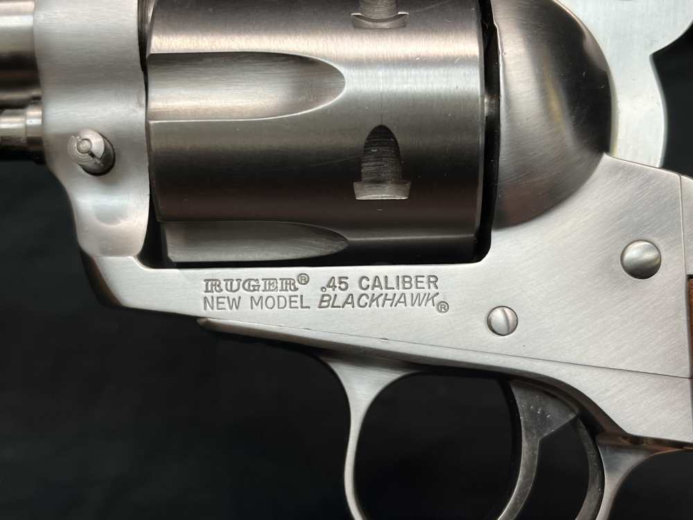 Ruger Blackhawk 45 Colt 7.5" Revolver Stainless-img-8