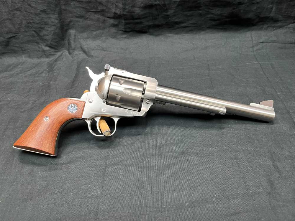 Ruger Blackhawk 45 Colt 7.5" Revolver Stainless-img-0