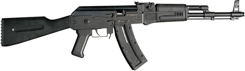 GSG RIA Rimfire Rifle, 22 Long Rifle, Semi-Auto, 16.5 in, Black Syn Stock,-img-0