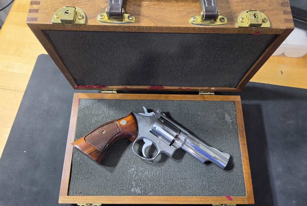 SMITH&WESSON  MODEL 66, .357 MAGNUM, 4" BARREL, MFG 1973, STAINLESS-img-0