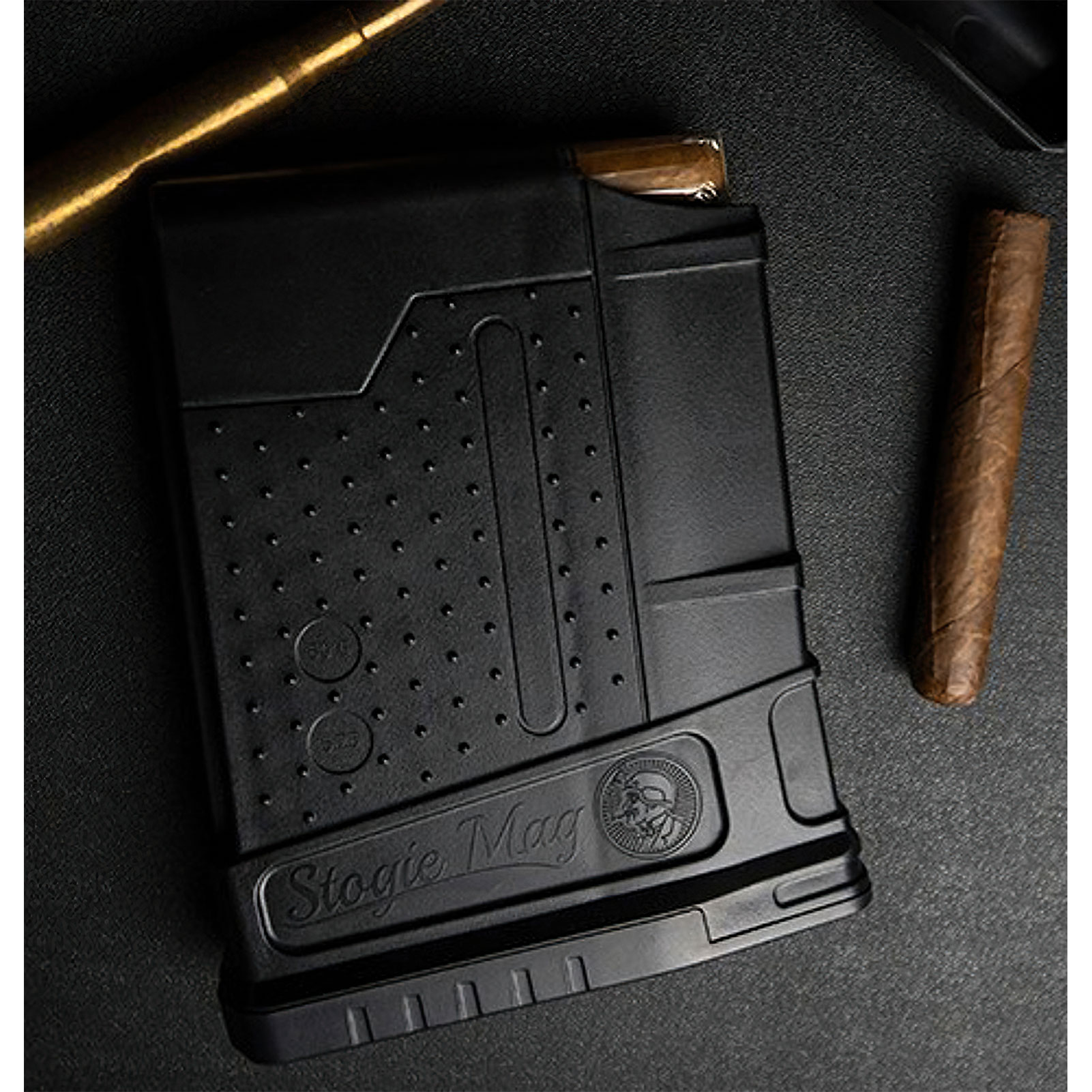 STOGIE MAG Up to 6 Cigars Humidor and Storage with Integrated Humidifier-img-2